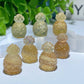 Yellow Fluorite Pinaple House Carvings Crystal Healing Bulk Wholesale