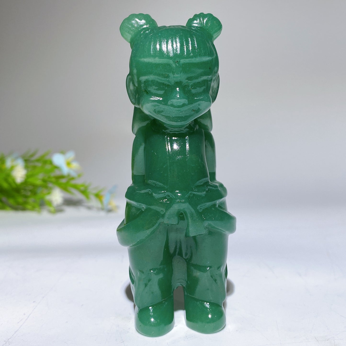 3.9" Crystal Nezha Carving Bulk Wholesale