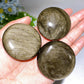 2.0" Golden Obsidian Round Palm Bulk Wholesale