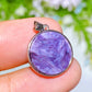 15mm Charoite Round Pendant Crystal Healing Bulk Wholesale