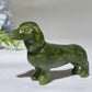 3.0" Crystal Sausage Dog Carving Bulk Wholesale