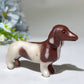 3.0" Crystal Sausage Dog Carving Bulk Wholesale