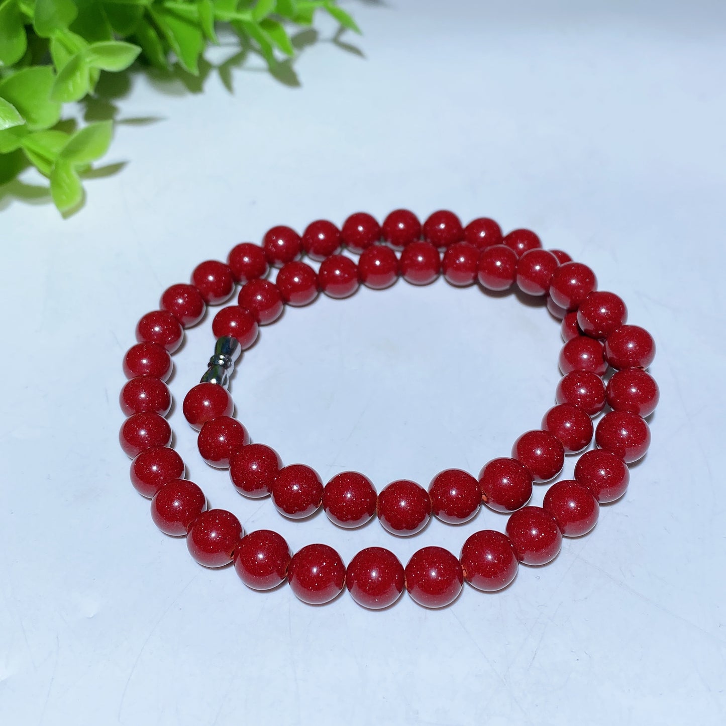 Cinnabar Bracelet Keyring Drilled Beads for Jewelry DIY Bulk Wholesale