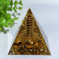 6cm Crystal Chips Resin Orgone Pyramid Carving Crystal Healing Bulk Wholesale