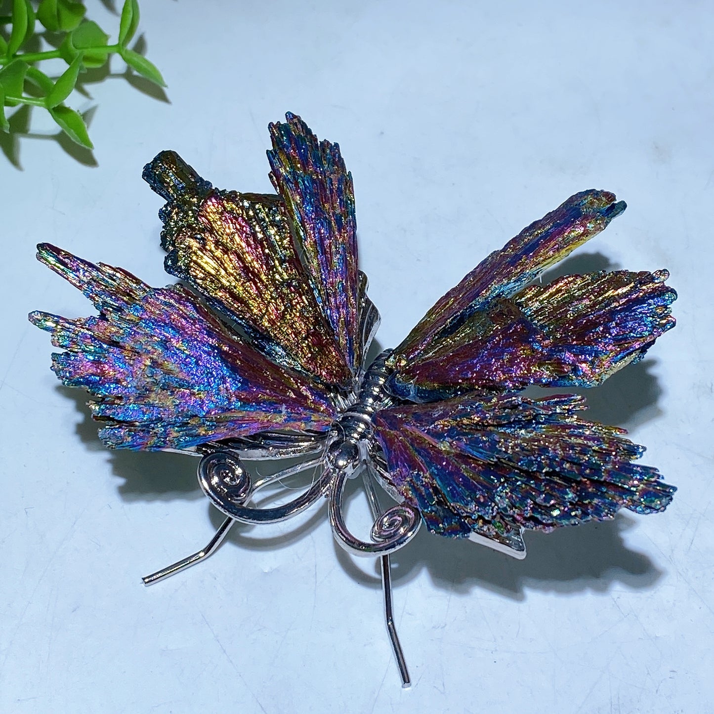 3.5"-4.0" Aura Black Tourmaline Butterfly Free Form Crystal Healing Bulk Wholesale