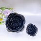 1.8"-3.2" Black Obsidian Rose Flower Carving Crystal Healing Bulk Wholesale