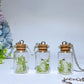 Luminous Ghost in Bottle Earring Necklace Crystal Healing Bulk Wholesale