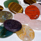 1.4"-1.8" Mixed Crystal Falt Worry Stone Crystal Healing Bulk Wholesale