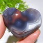 1.6"-2.5" Botswana Agate Heart Carving Crystal Healing Bulk Wholesale