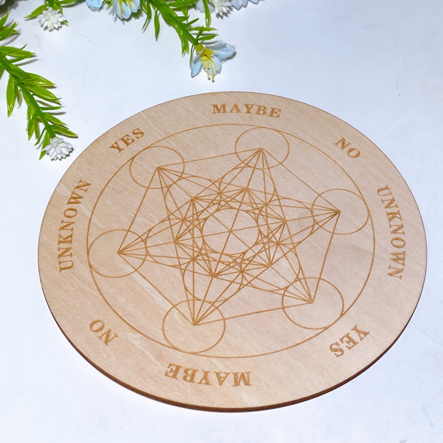 Wooden Pendulum  Divination Plate Crystal Healing Bulk Wholesale