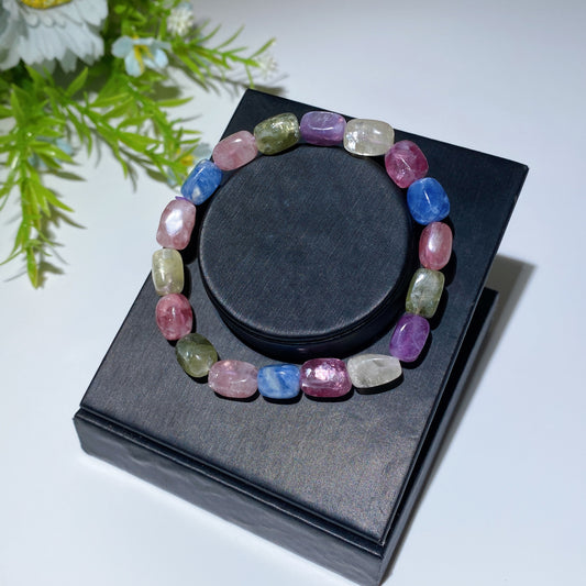 10mm Purple Mica Green Mica Yellow Mica & Kyanite Bracelet Crystal Healing Bulk Wholesale