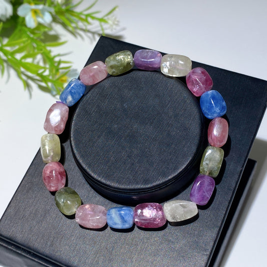 10mm Purple Mica Green Mica Yellow Mica & Kyanite Bracelet Crystal Healing Bulk Wholesale