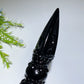 4.6"-5.9" Black Obsidian Vajra Carving Crystal Healing Bulk Wholesale