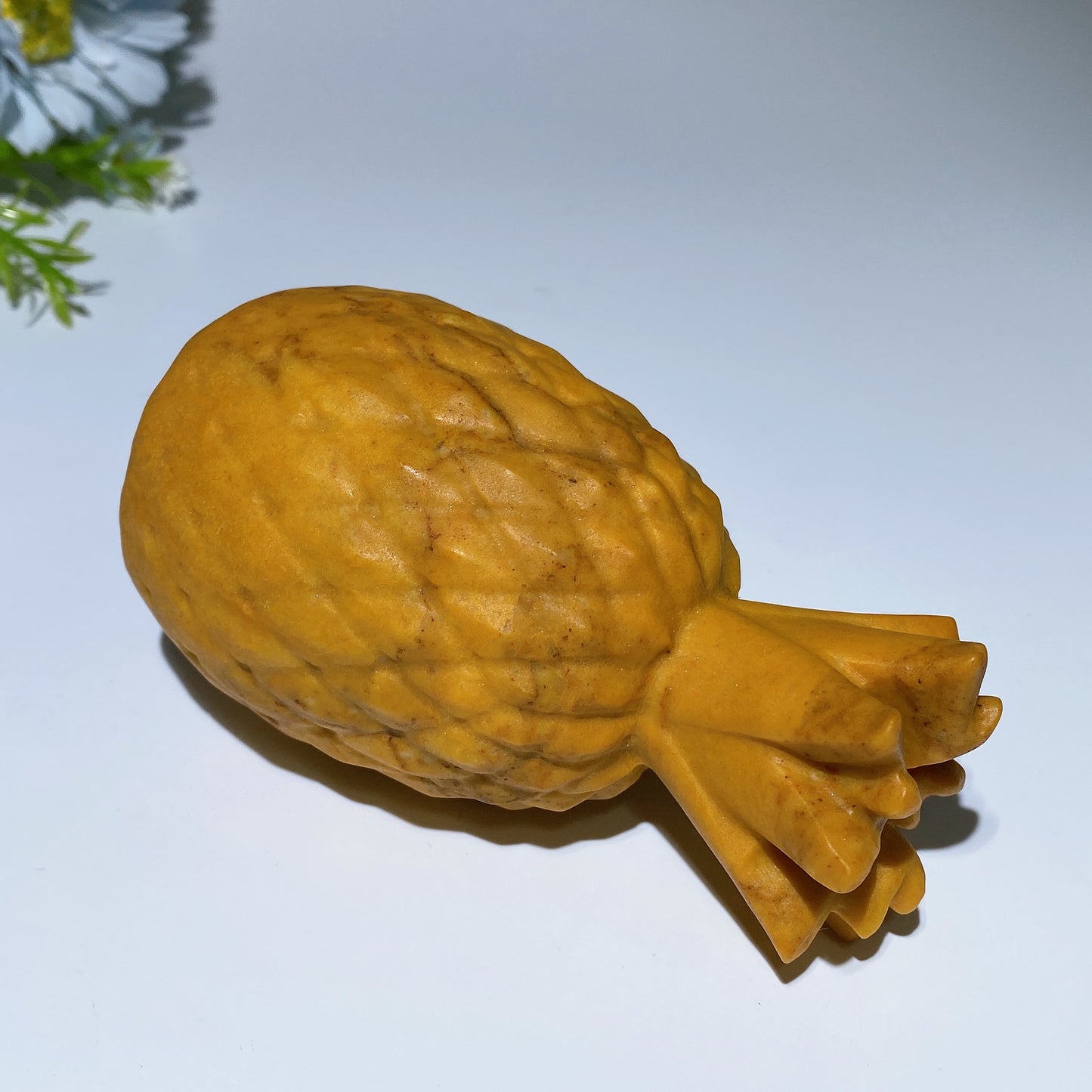 Yellow Jade Pineapple Carving Crystal Healing Bulk Wholesale