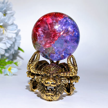 Metal Triple Bulls Stand Crystal Healing Bulk Wholesale