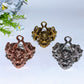 Metal Triple Bulls Stand Crystal Healing Bulk Wholesale