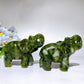 3.7" Serpentine Elephant Carving Crystal Healing Bulk Wholesale