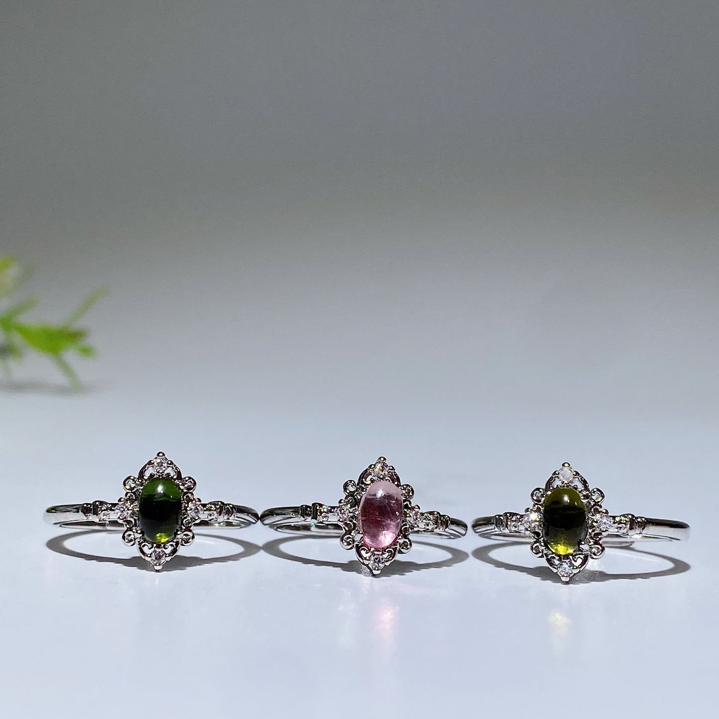 Cooper Plated Silver Ring Crystal Healing Bulk Wholesale