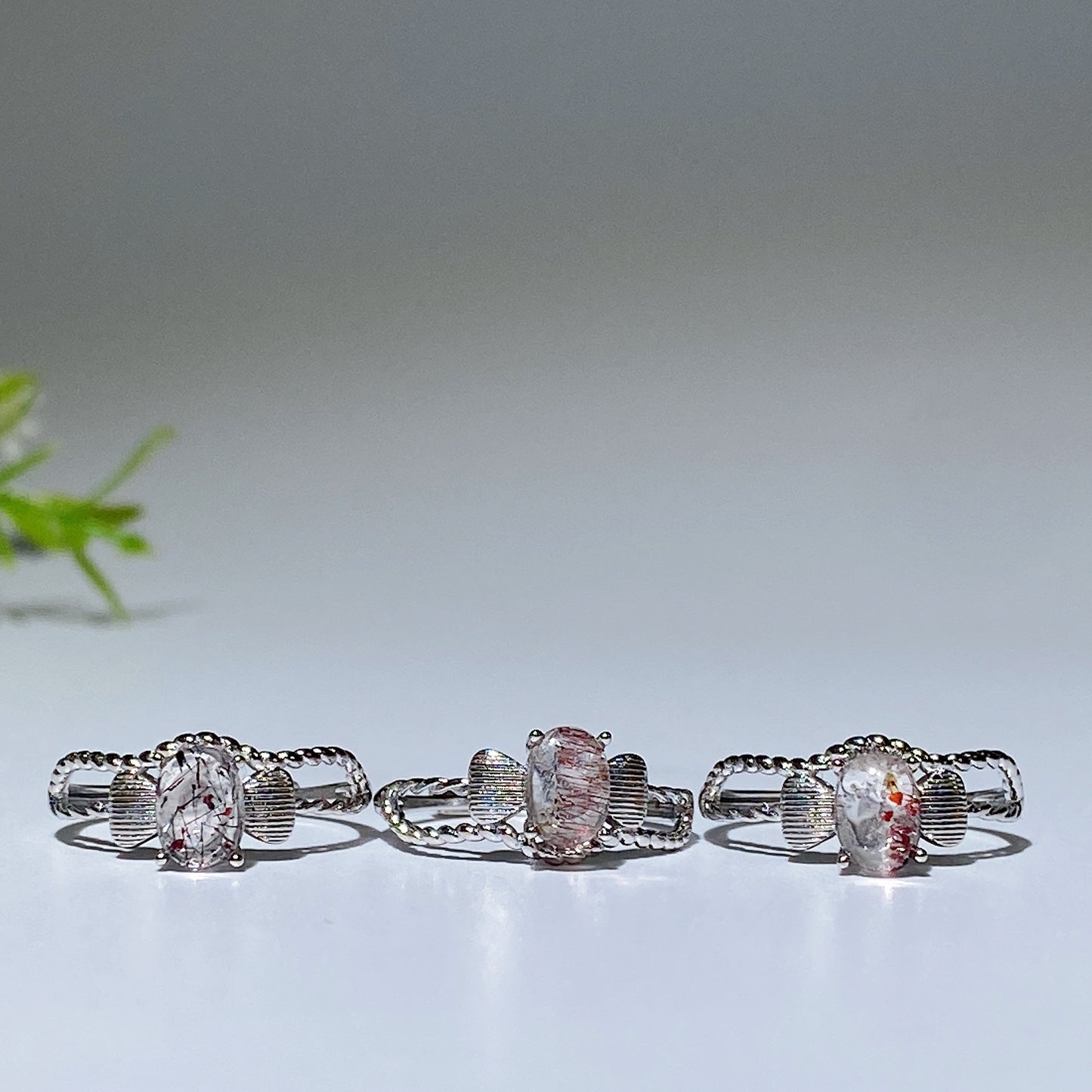 Cooper Plated Silver Ring Crystal Healing Bulk Wholesale