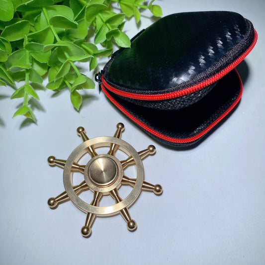 3.0" Metal Rudder with Bag Crystal Healing Bulk Wholesale