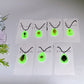 Adjustable Luminous Drop Shape Necklace with Insect Crystal Healing Bulk Wholesale