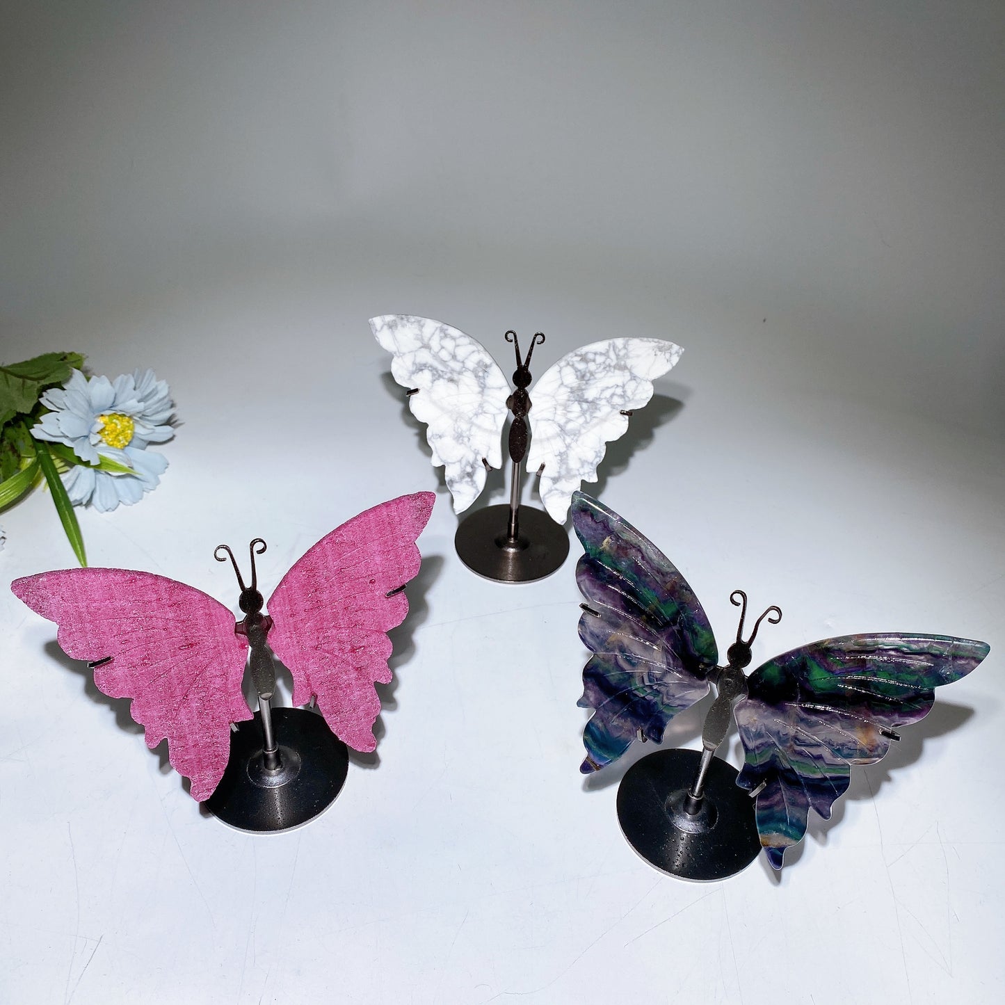 Crystal Butterfly Wings with Stand Crystal Healing Bulk Wholesale