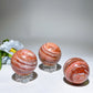 1.6"-2.2" Red Crazy Agate Sphere Crystal Healing Bulk Wholesale