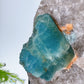 Large Unique Aquamarine in Quartz Specimen with Stand Crystal Healing