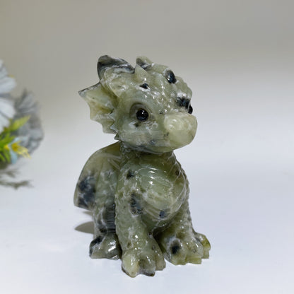 3.2" Crystal Dragon Carving Crystal Healing Bulk Wholesale