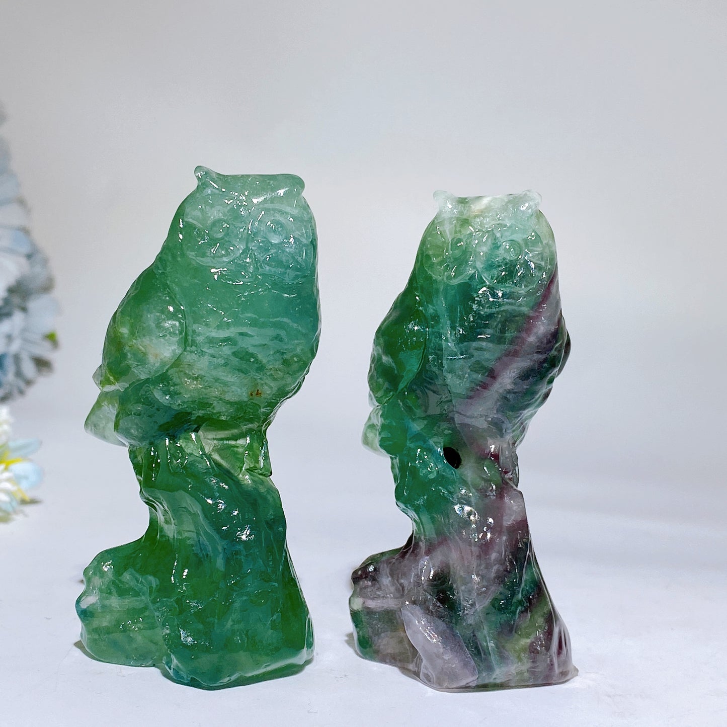 2.3" Crystal Owl Carving Crystal Healing Bulk Wholesale