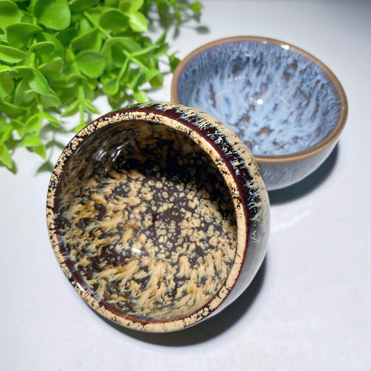 3.0" Ceramic Cup Crystal Healing Bulk Wholesale