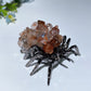 2.4" Crystal Chips Metal Spider Free Form Crystal Healing Bulk Wholesale