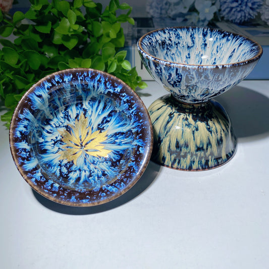 3.5" Ceramic Cup Crystal Healing Bulk Wholesale