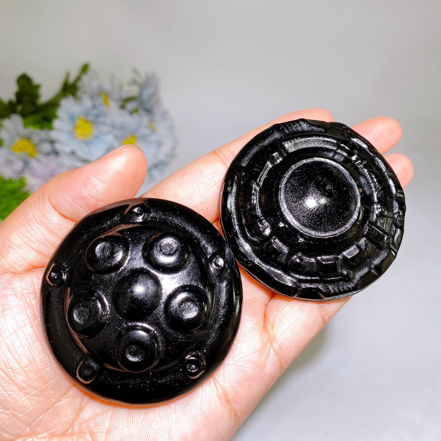 2.2" Crystal UFO Carving Crystal Healing Bulk Wholesale