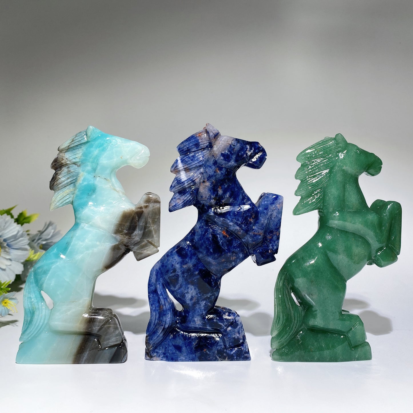15cm Crystal Horse Carving Crystal Healing Bulk Wholesale