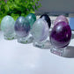 1.9" Fluorite Egg Carvings Crystal Healing Bulk Wholesale