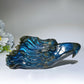 6.2" Unique Labradorite Eagle Head Carving Crystal Healing Bulk Wholesale