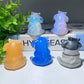 2.0" Mixed Crystal Cow Carvings Bulk Wholesale