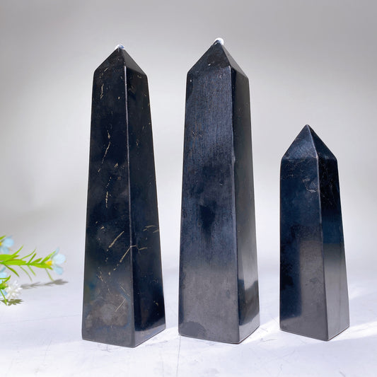 10cm 15cm Schungite Tower Crystal Healing Bulk Wholesale