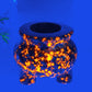 2.4" Black Obsidian Yooperlite Pot Carving Crystal Healing Bulk Wholesale