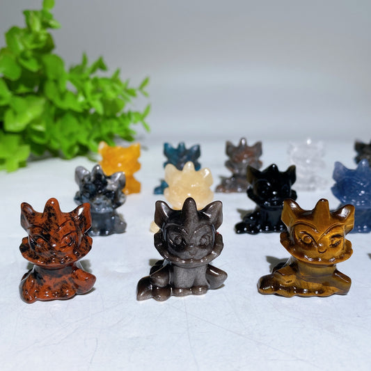 1.2" Mini Crystal Pokemon Carving Crystal Healing Bulk Wholesale