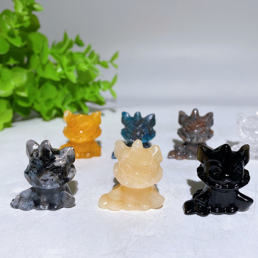 1.2" Mini Crystal Pokemon Carving Crystal Healing Bulk Wholesale