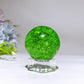 4cm Crack Crystal Glass Sphere Crystal Healing Bulk Wholesale