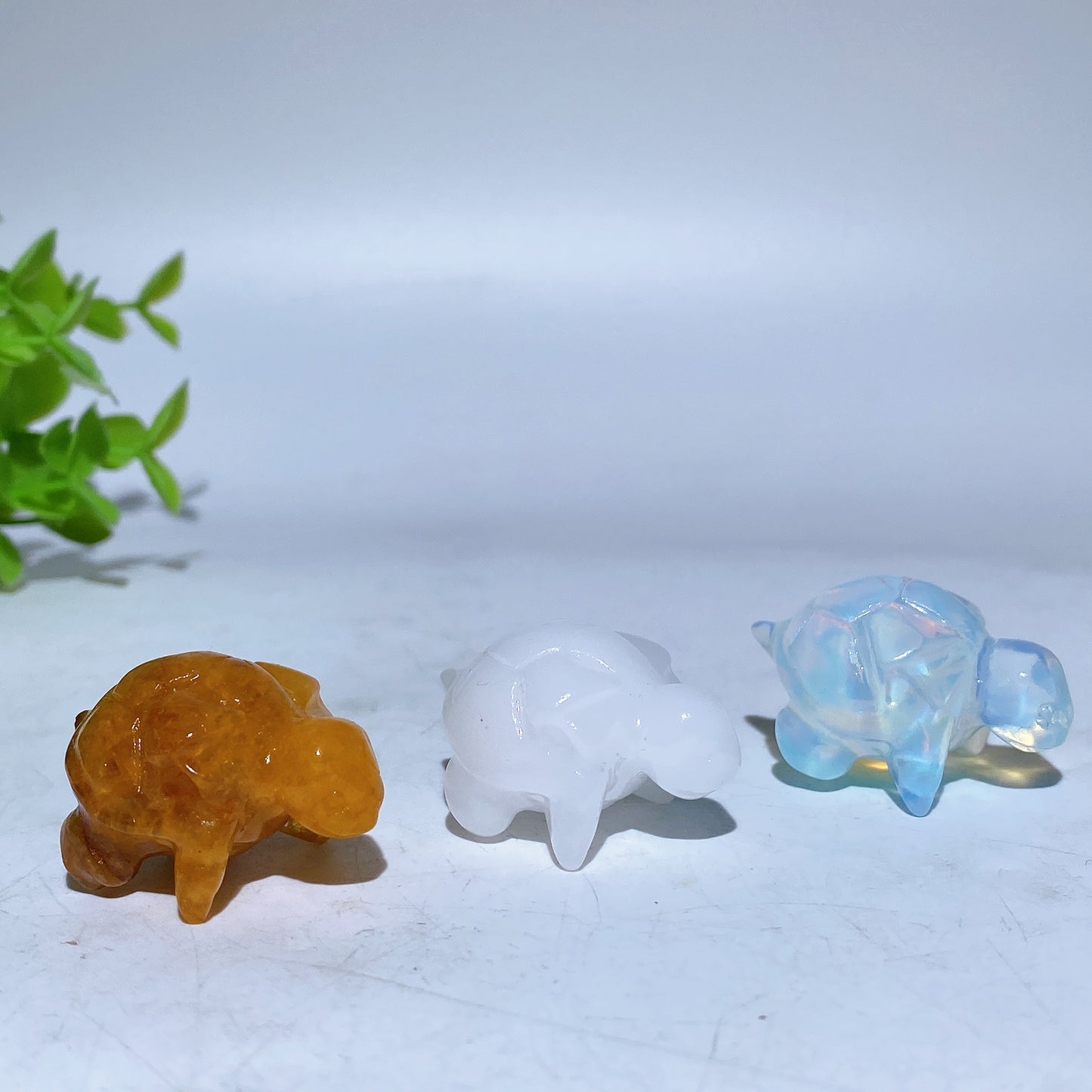 1.4" Mini Squirtle Pokemon Carving Crystal Healing Bulk Wholesale