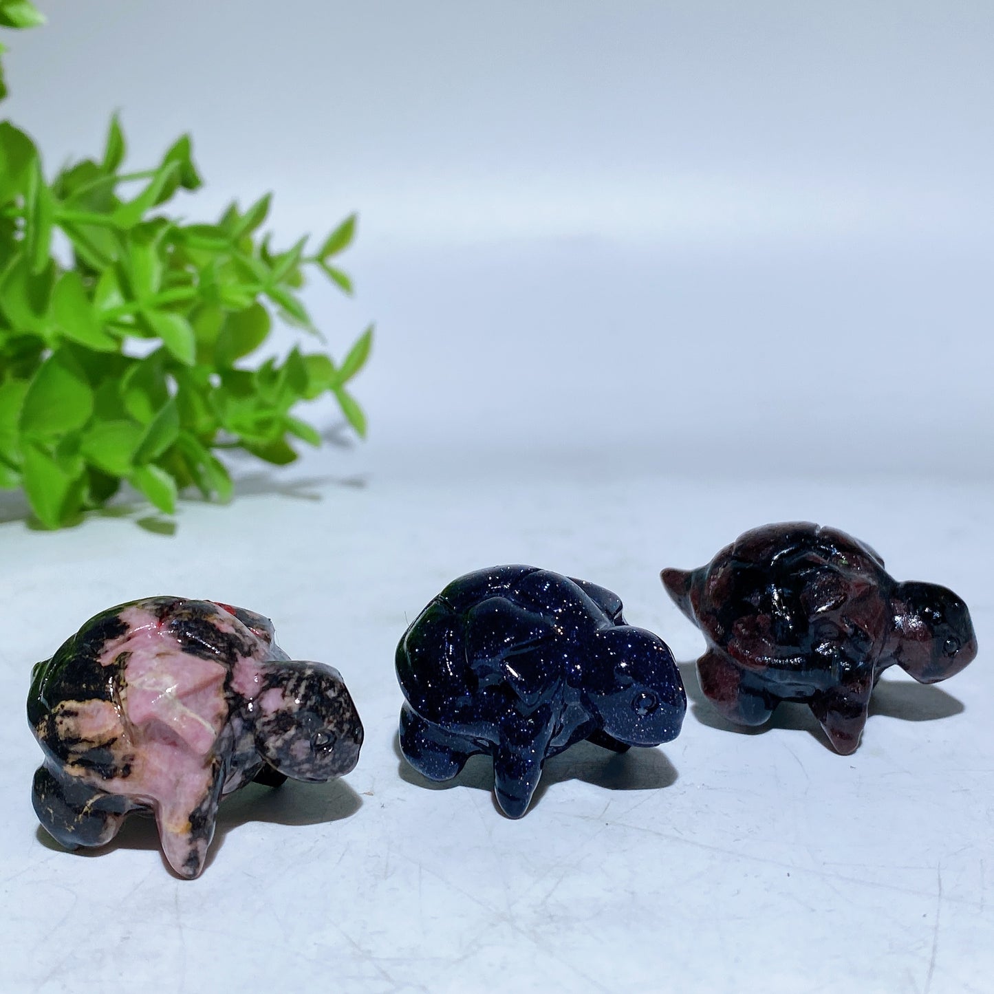 1.4" Mini Squirtle Pokemon Carving Crystal Healing Bulk Wholesale