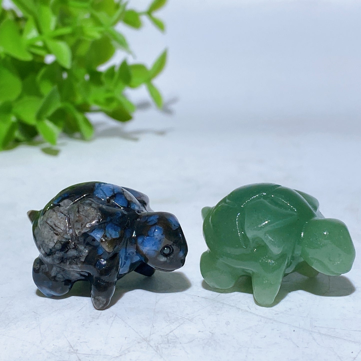 1.4" Mini Squirtle Pokemon Carving Crystal Healing Bulk Wholesale