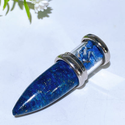 2.0" Crystal Bullet Shape Pendant Crystal Healing Bulk Wholesale