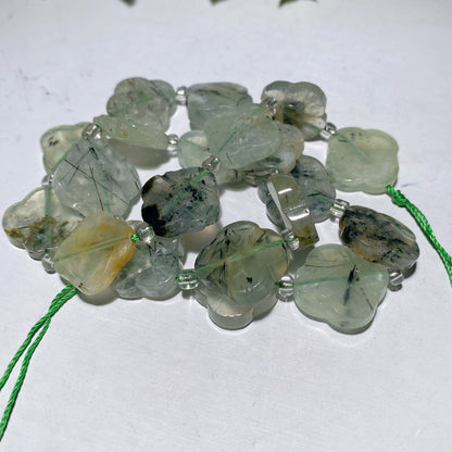 Mixed Crystal Four Leaf Clover Carvings Strands Crystal Healing Bulk Wholesale