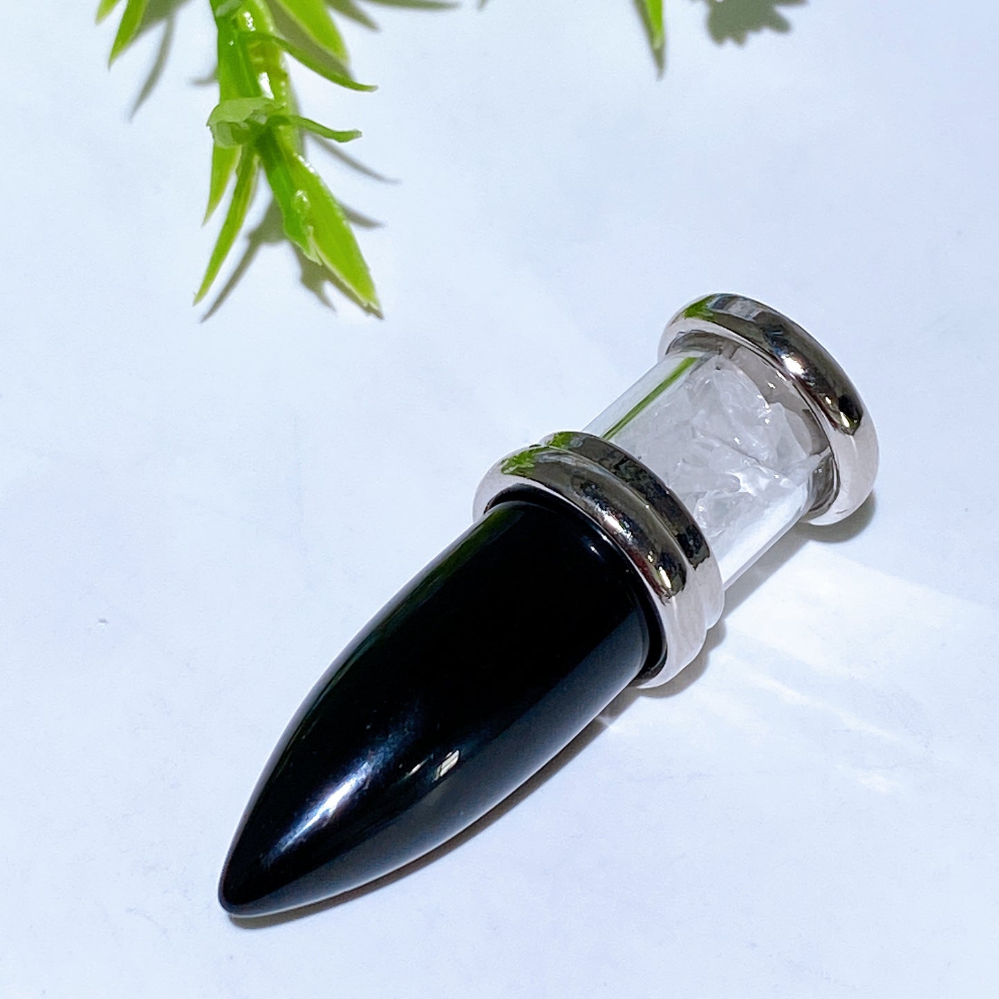 2.0" Crystal Bullet Shape Pendant Crystal Healing Bulk Wholesale