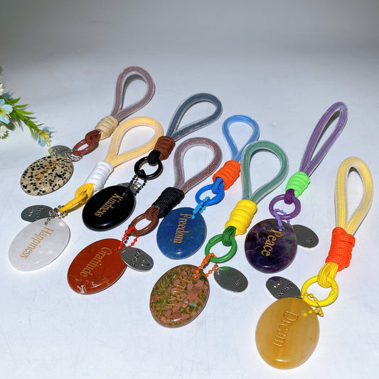 Crystal Key Rings Crystal Hangings Crystal Bag Hangings Crystal Healing Bulk Wholesale